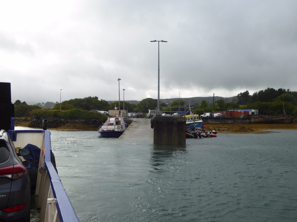 Ireland - Castletownbere - Leaving  Murphy’s Ferry pontoon on the mainland.