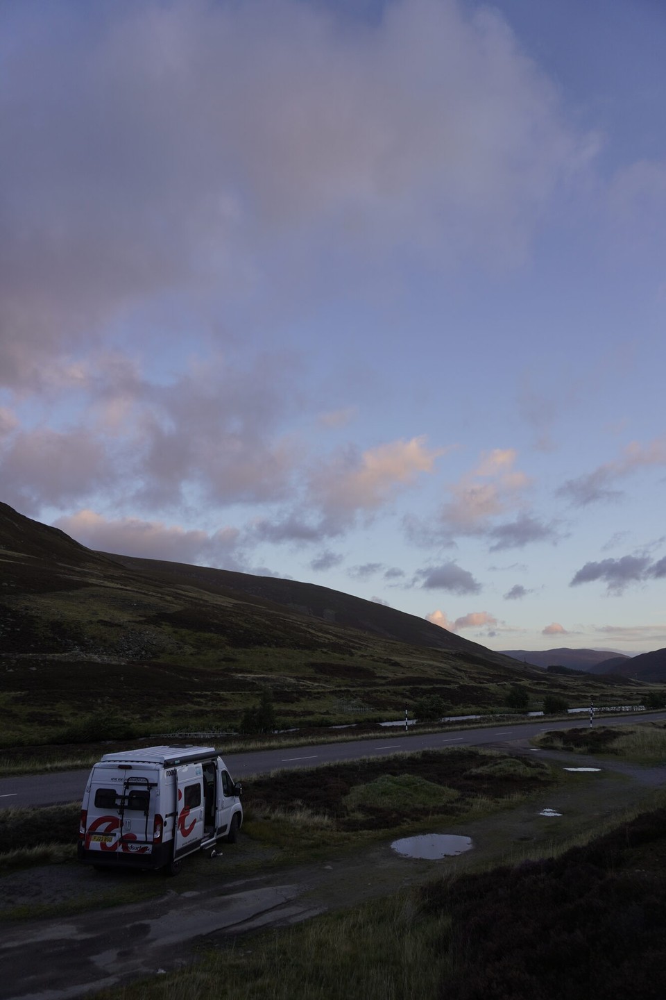 Vereinigtes Königreich - Braemar - Erste Nacht im Camper