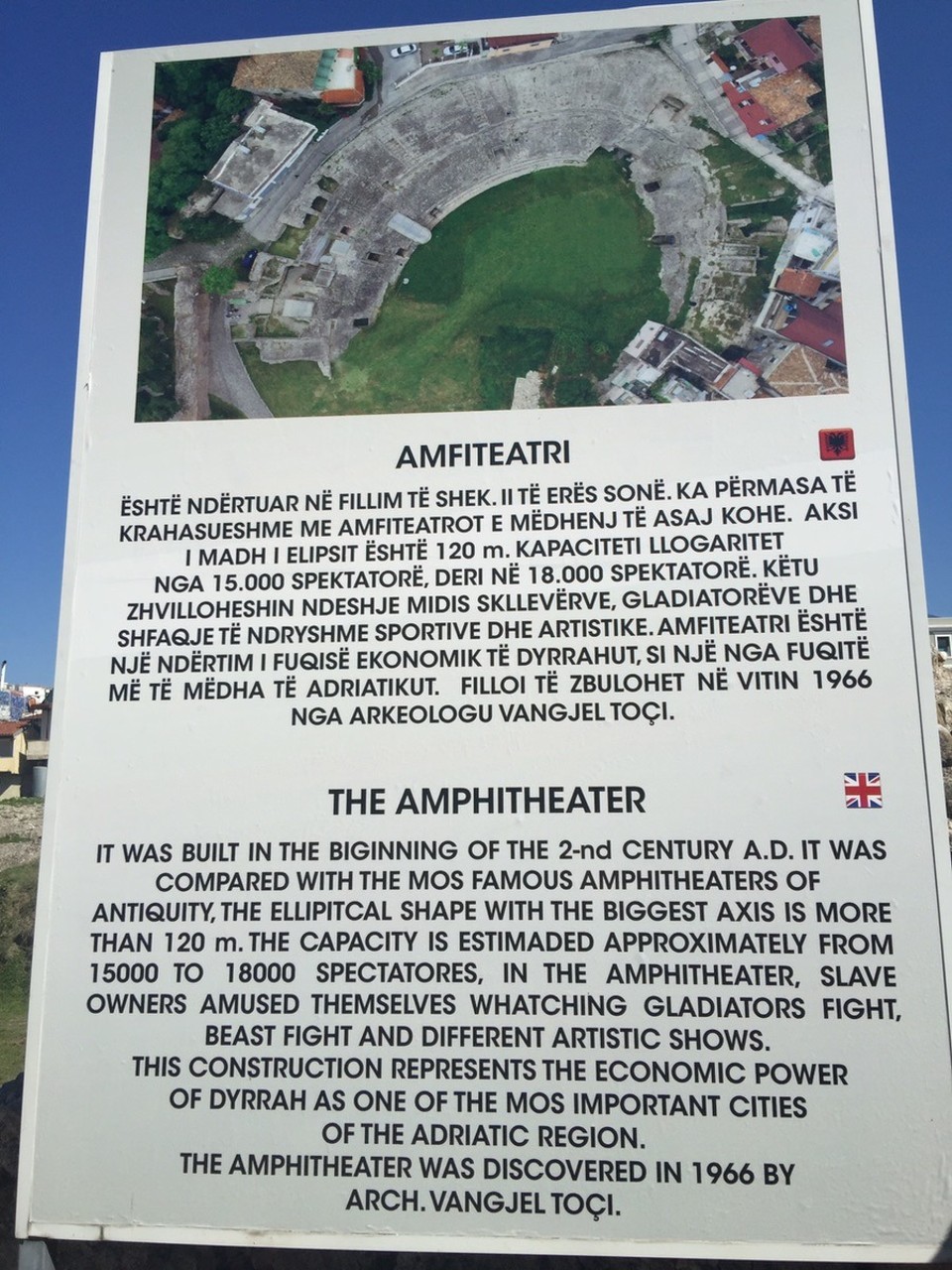  - Albania, Durrës - Durres Roman Amphitheatre 