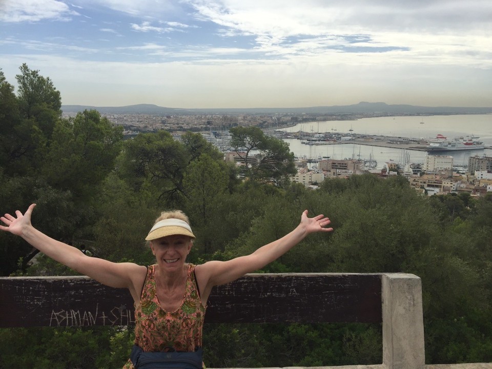  - Spain, Palma de Mallorca - Castell de Bellver Lookout Marina View. 