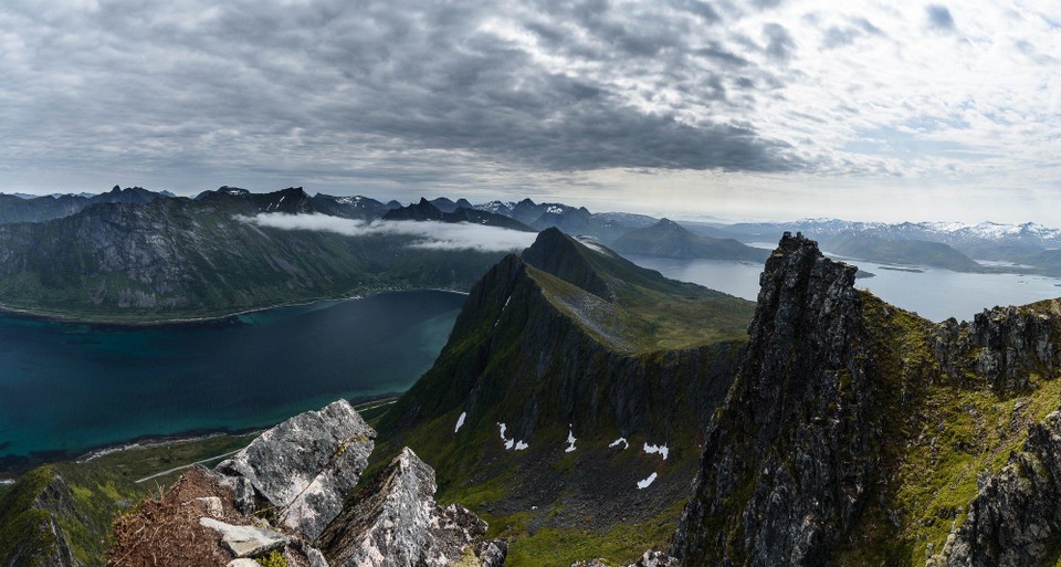 Norwegen - Steinfjord - Wanderung auf den Husfjellet.