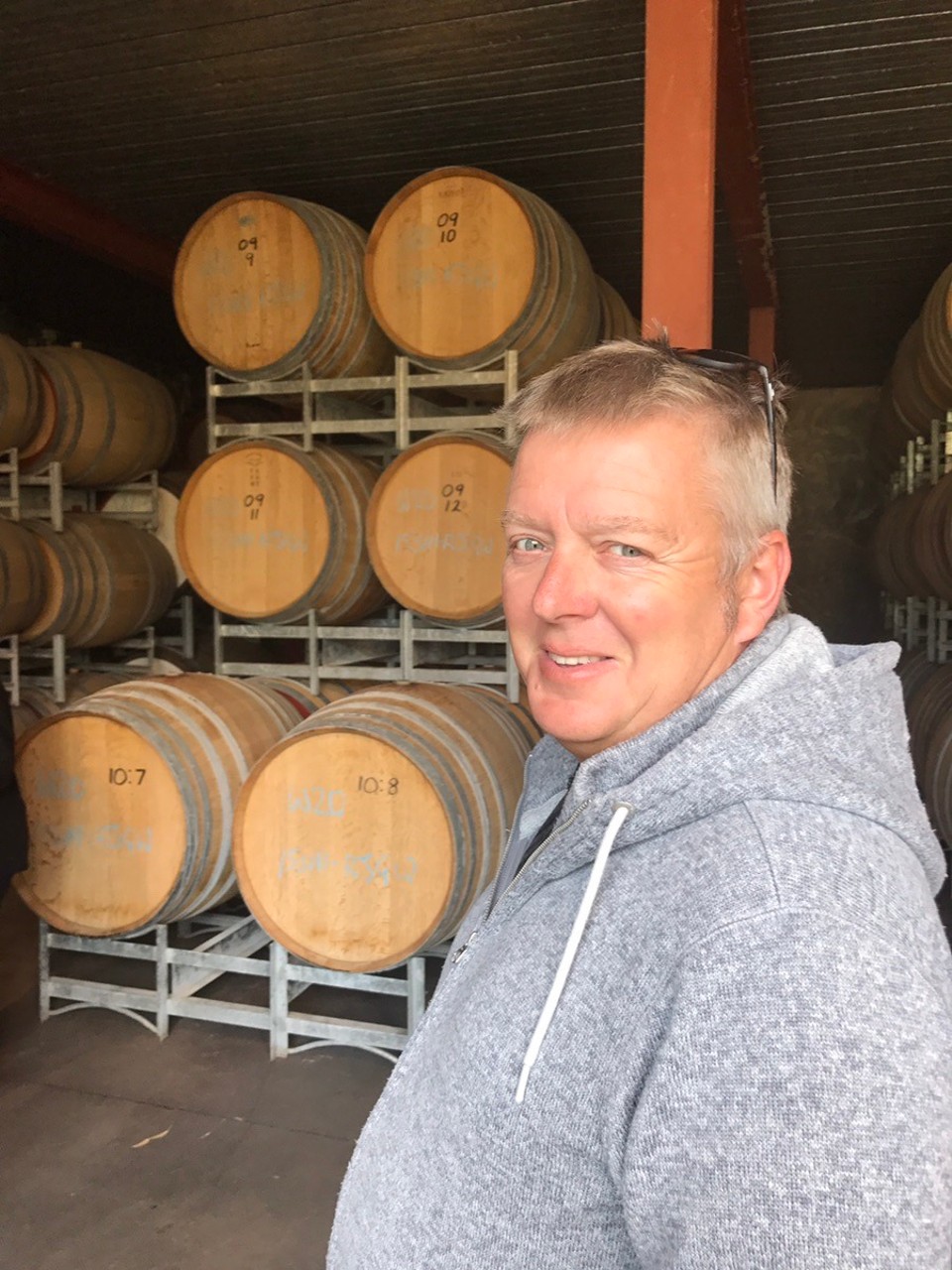 Australia - Mildura - Barrels of Steve's fave drop of red