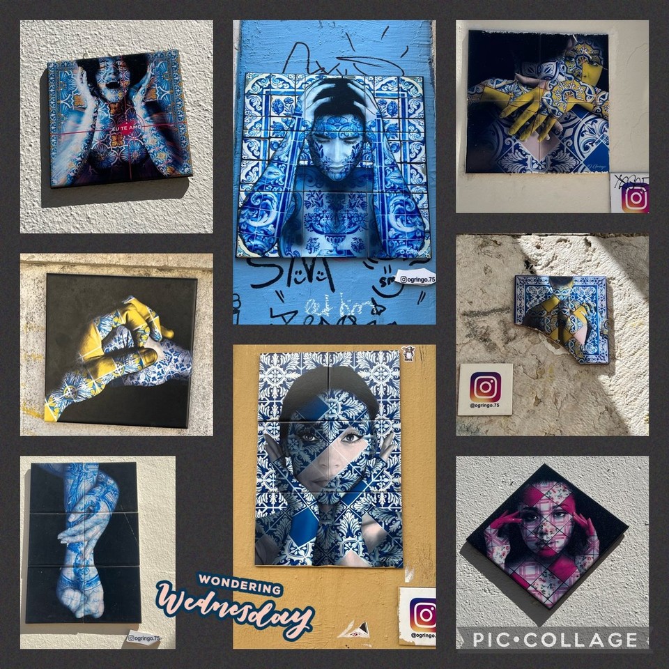 Portugal - Lissabon - Heute noch ein paar Motive des Künstlers gefunden und gesammelt. 