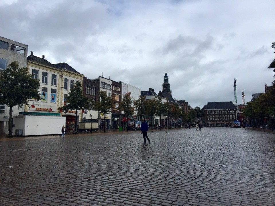 Netherlands - Groningen - Maize Market Square. 