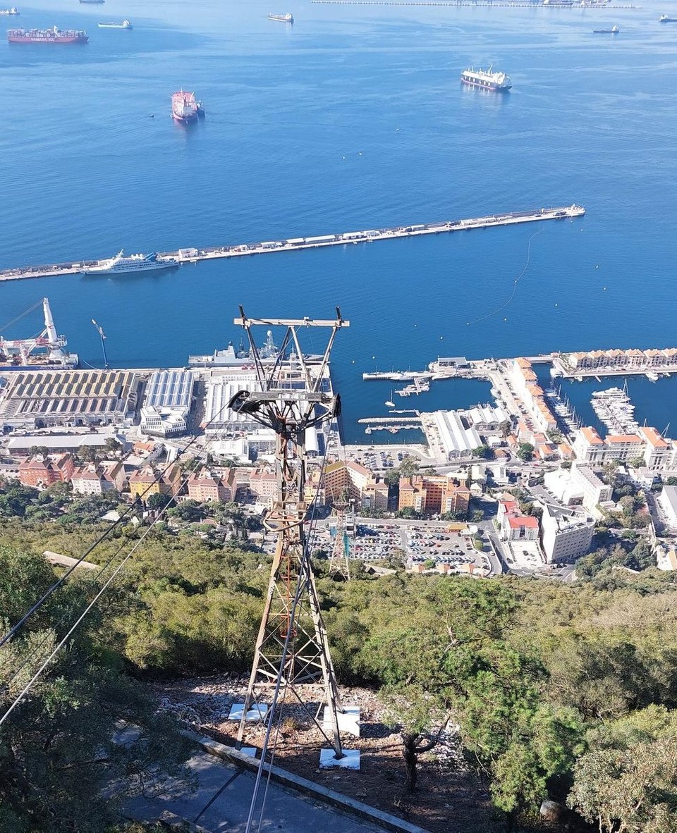 Gibraltar - unbekannt - Die Seilbahn auf den Affenberg