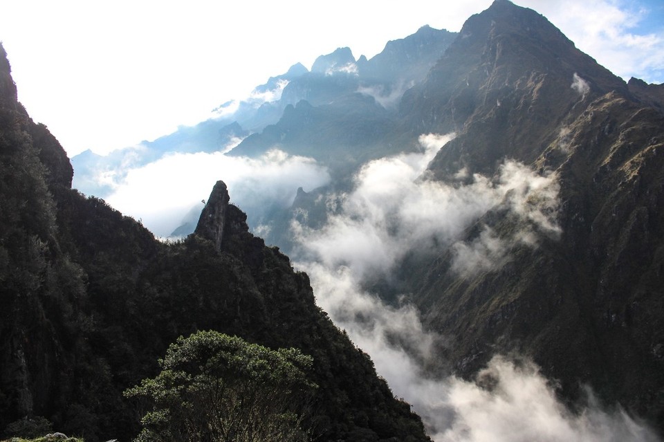 Peru - unbekannt - Morgen am 3. Tag; Ausblick von den Runkurakay-Ausgrabungen. Dorthin ging es auch erstmal wieder steil bergauf