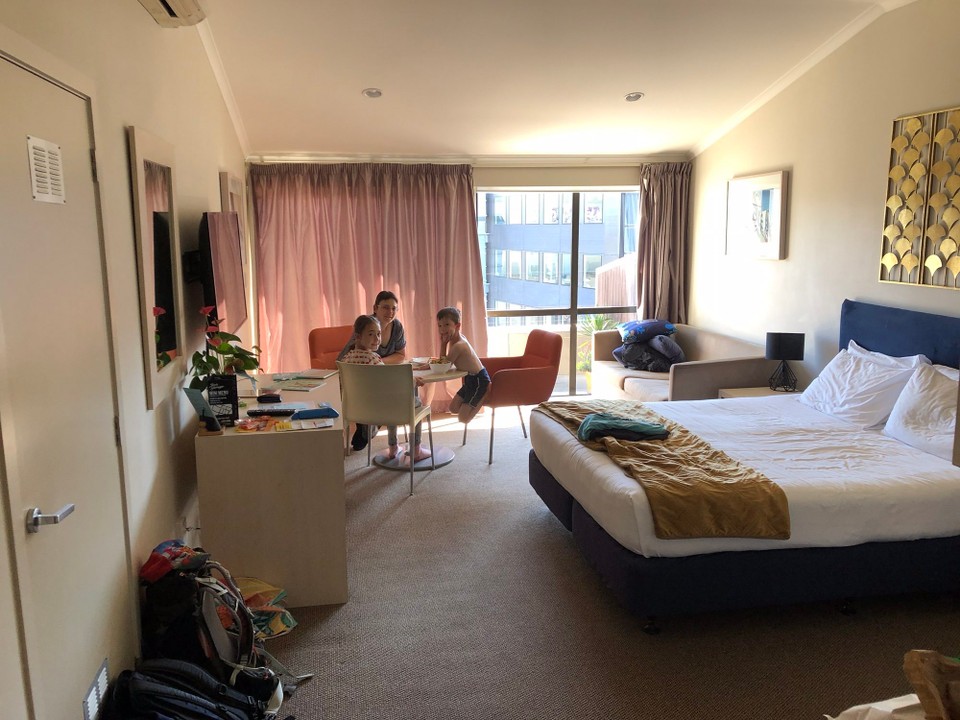 Neuseeland - Waitarere - Unser Hotelzimmer in der U Residence.