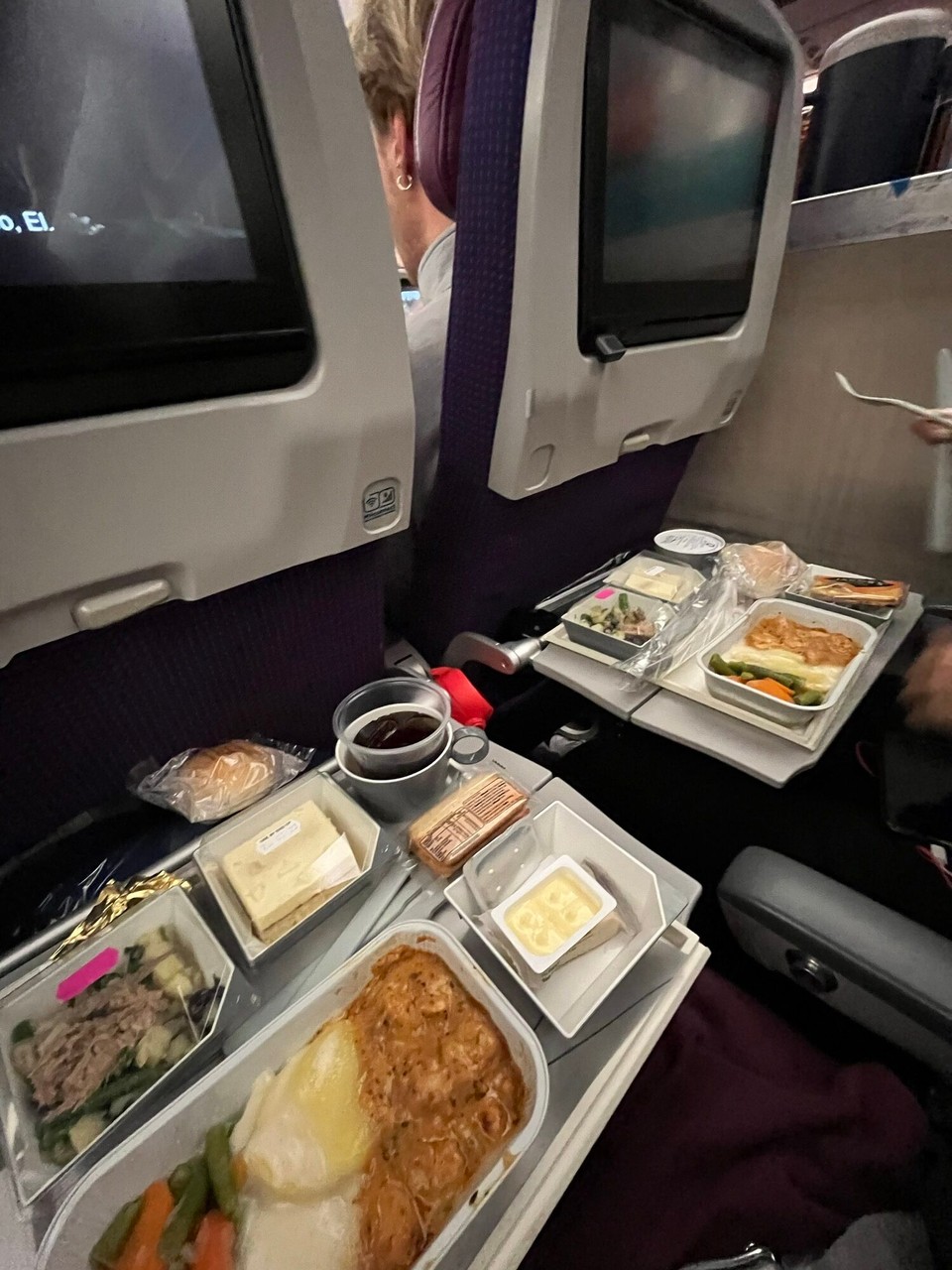 Malaysia - Sepang - Das Flugzeug essen war sogar echt lecker. Wir hatten Frühstück, Abendbrot und Mittagessen