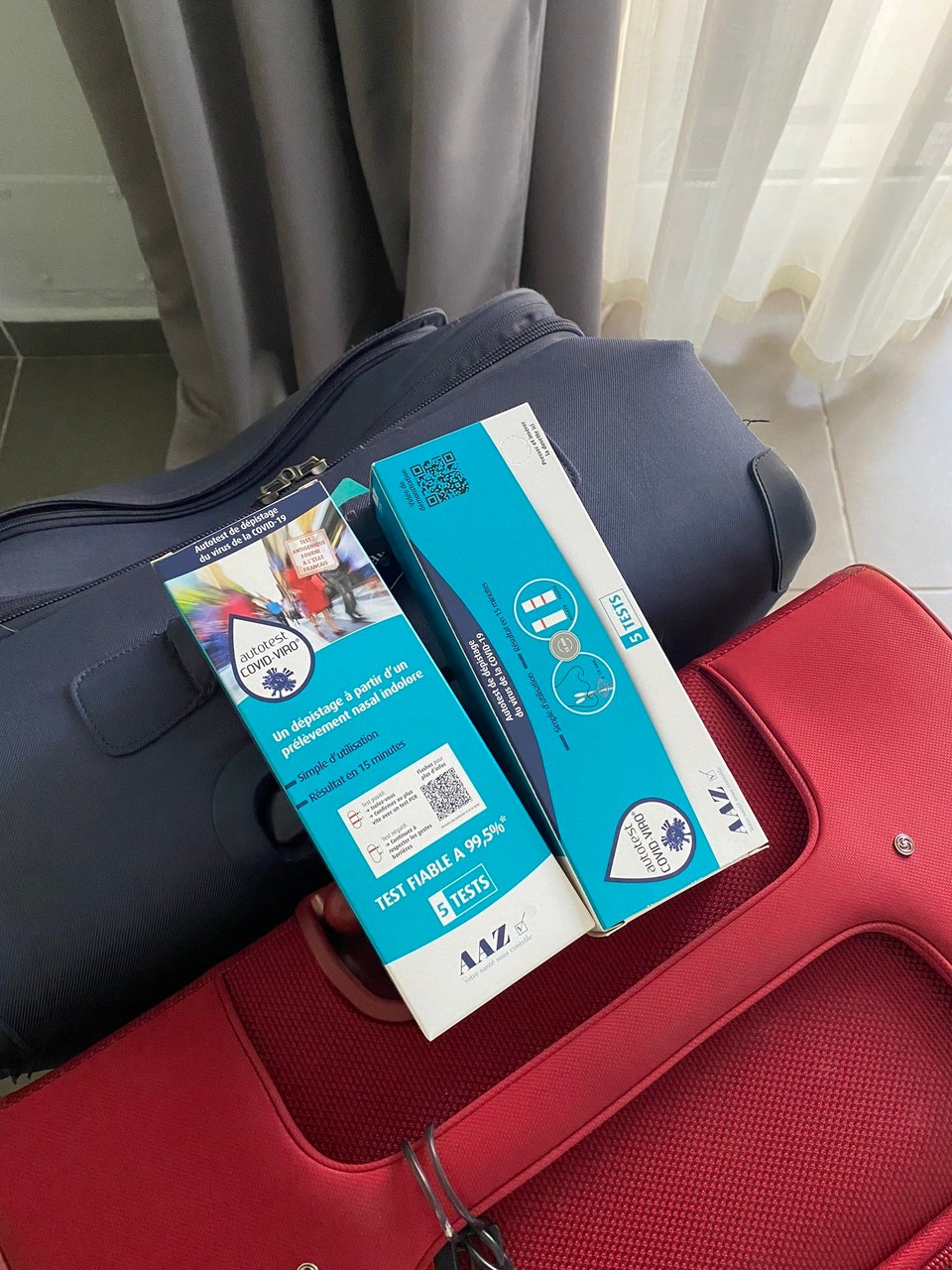 Réunion - Saint-Gilles les Bains - Bei Ankunft auf La Reunion gab es ein Testpaket.