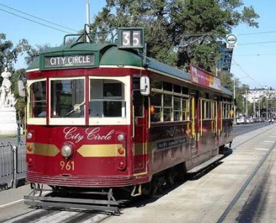 Australien - Docklands - City Nostalgie-Tram Nr. 35