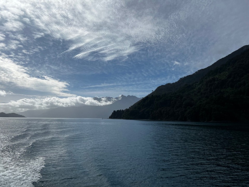 Chile - Puerto Montt - Beautiful cloud formation over lake Llanquihue