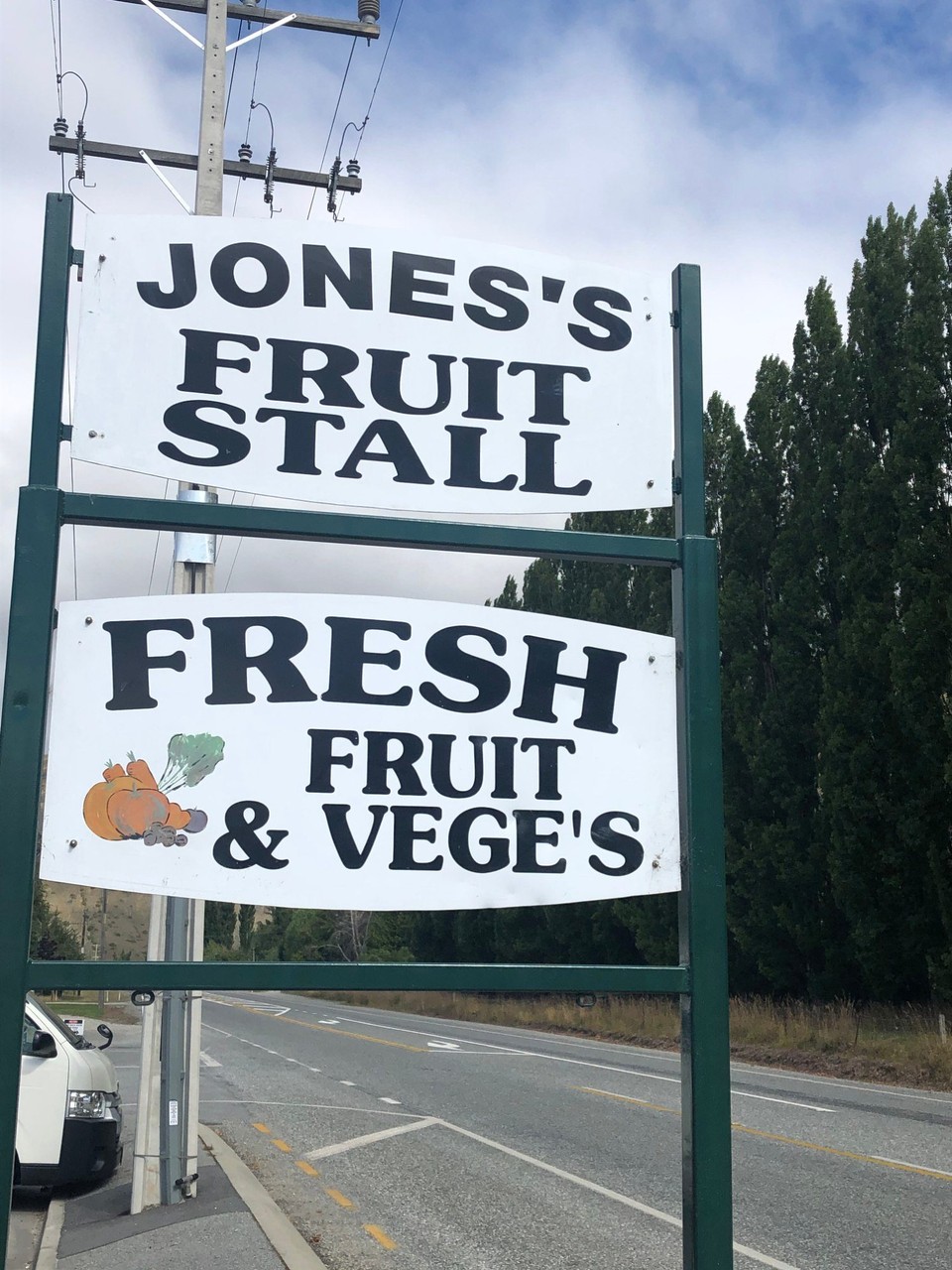 Neuseeland - Manapouri - Wir versorgen uns mit frischen Früchten!