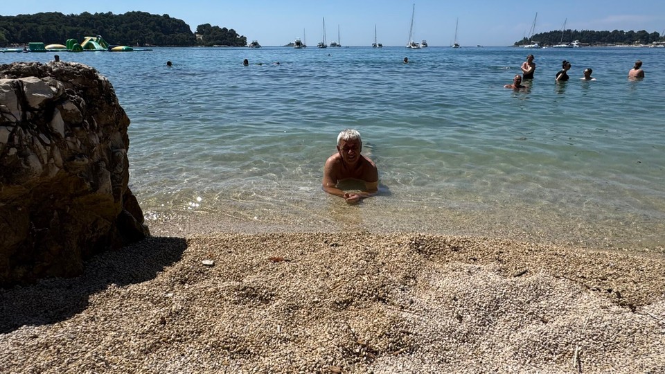Kroatien - Rovinj - Den Rest des Tages verbringen wir am Meer.