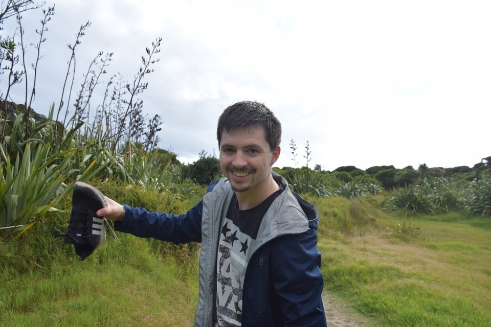 Neuseeland - Karekare - Sand im Schuh :)