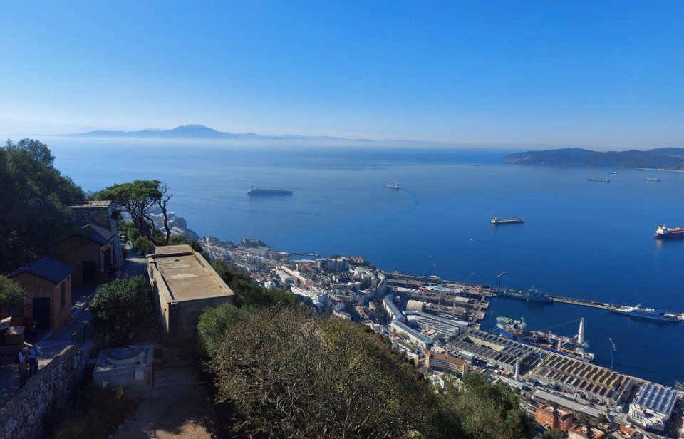 Gibraltar - unbekannt - Afrika am Horizont