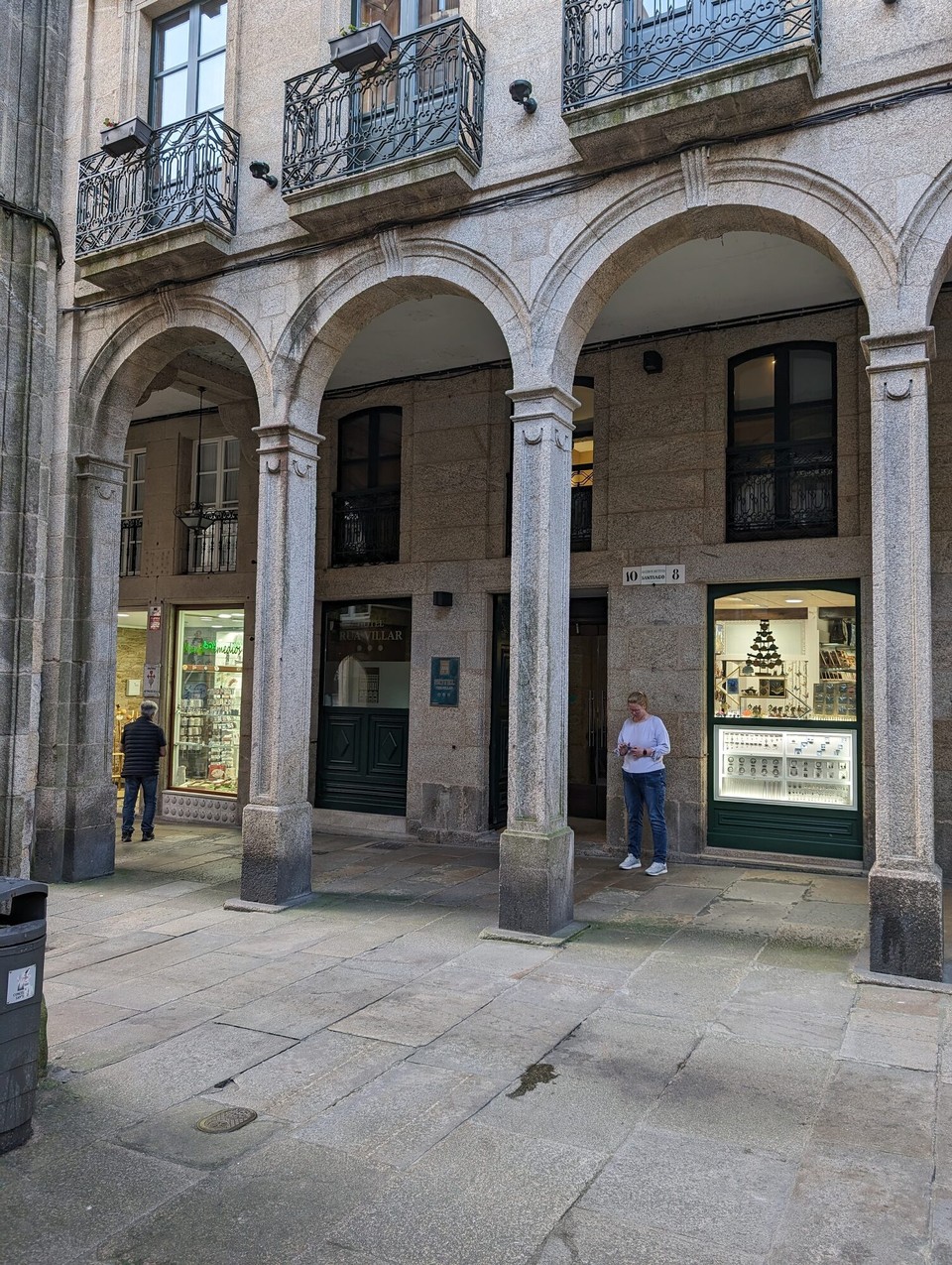 Spanien - Santiago de Compostela - Unser Hotel von Aussen.