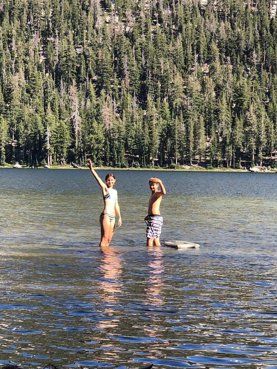 Vereinigte Staaten - Yosemite National Park - Schwimmen im See