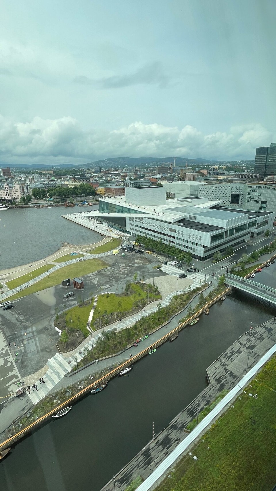 Norwegen - Oslo - Ausblick vom Museum auf die Oper