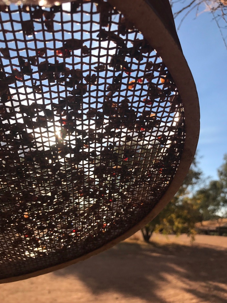 Australia - Plenty Highway - Did a fossick for garnet .. all the red is garnet gems