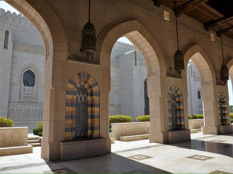 Oman - Maskat - Die grosse Moschee von Muskat 