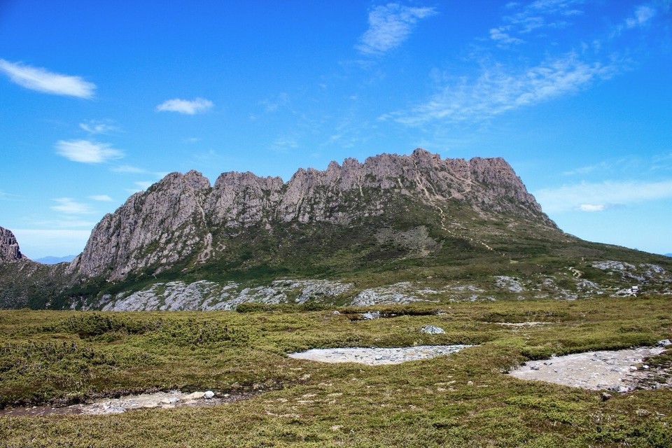 Australien -  - Auf dem Rückweg zum Dove Lake Carpark: man sieht richtig den Weg ...