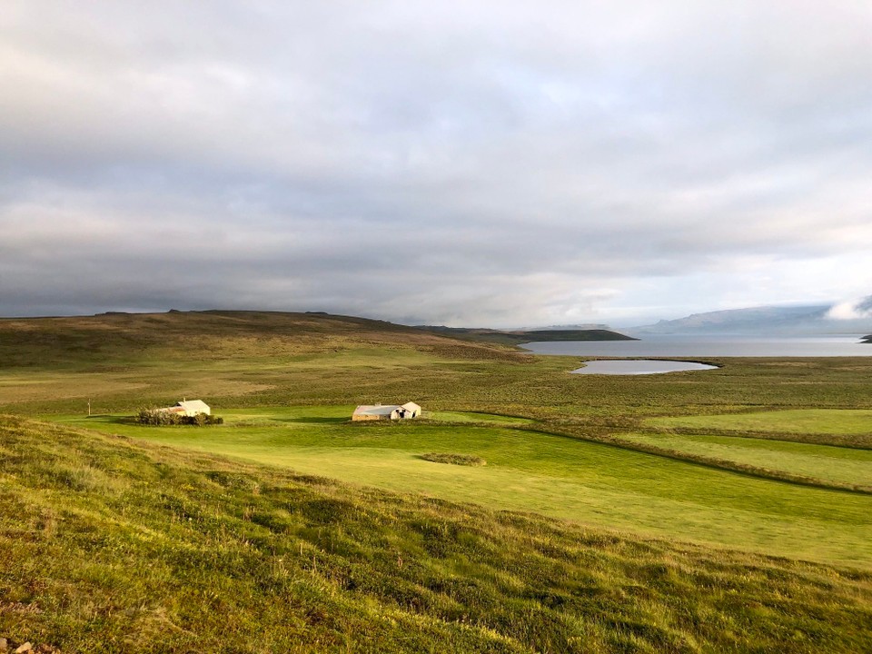 Island - Húnaþing vestra - Rundumblick von links nach rechts: 1