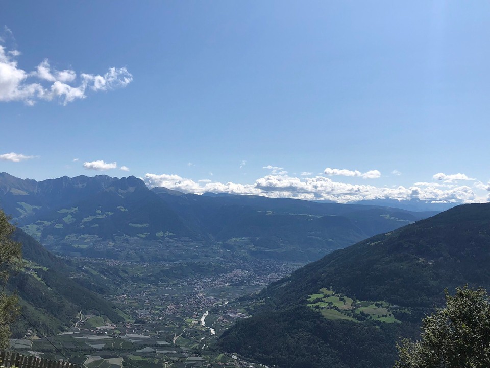 Italien - Partschins - Ausblick vom Giggelberg auf 1.535 Meter