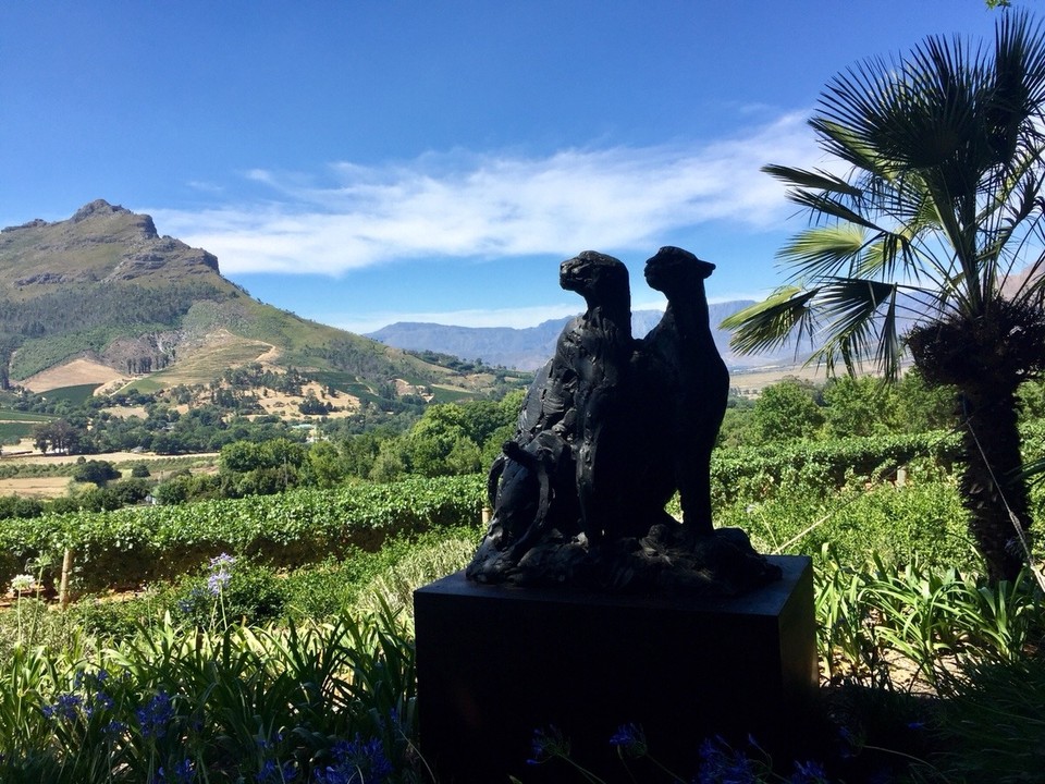 Südafrika - Stellenbosch - Graff Delaire Aussicht