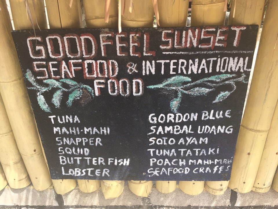 Indonesien - Lombok Utara - Wer kennt es nicht, das Gordon Blue😂