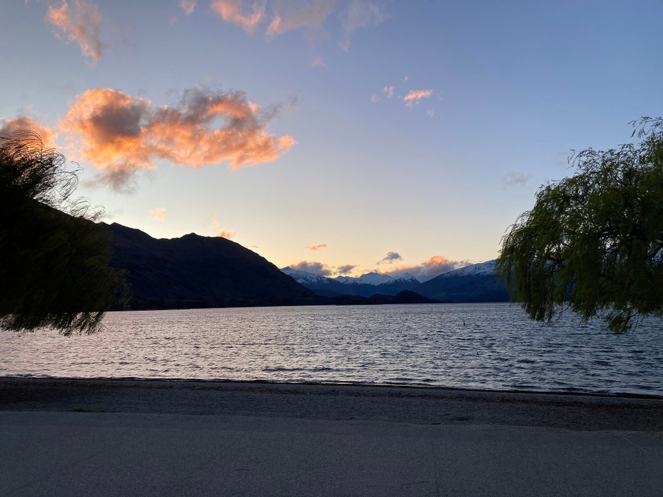 Neuseeland - Wanaka - Am Abend nochmal an den Wanaka See