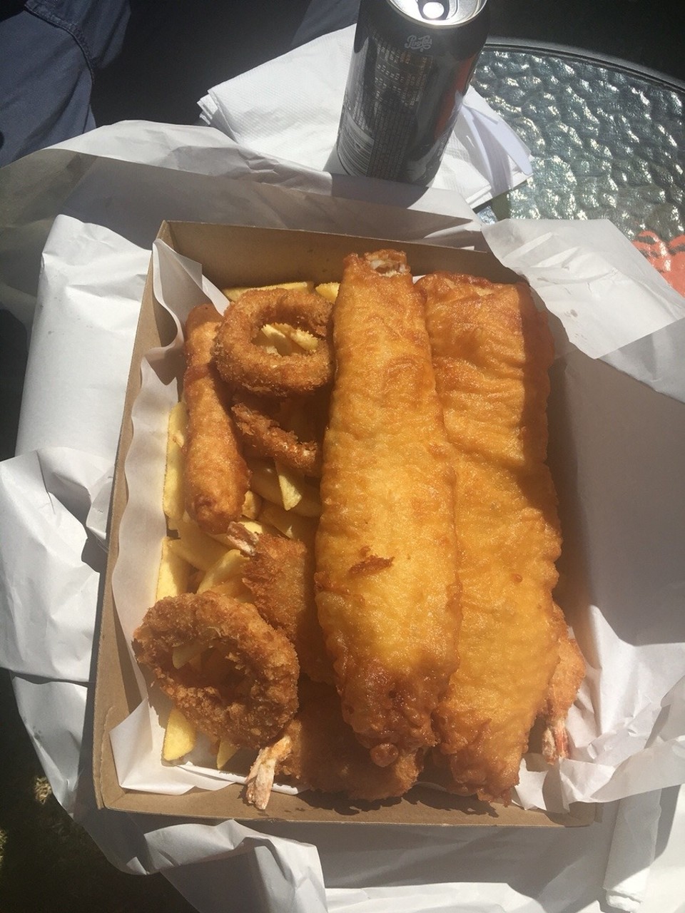 Australien - Yankalilla - Seafoodbasket for Two (24AU$) at Yankalilla Takeaway 