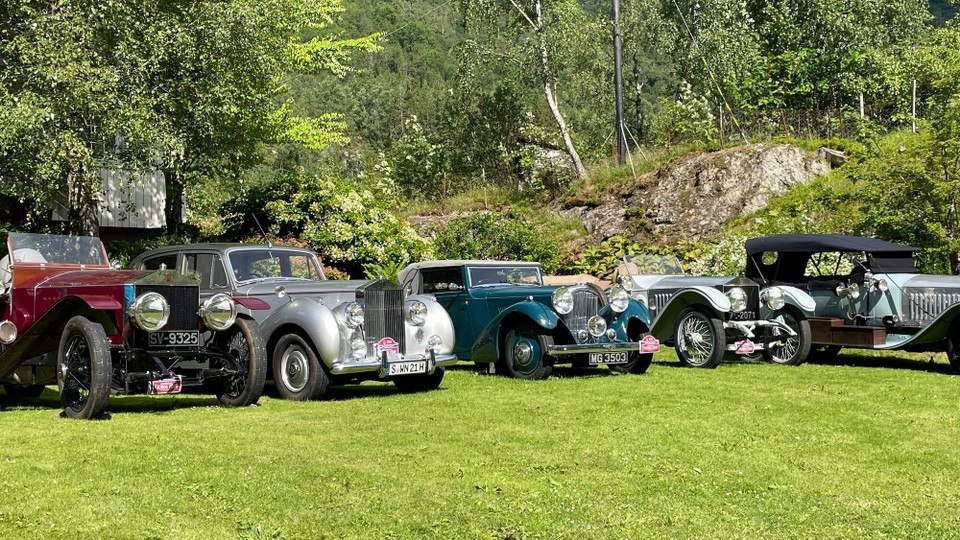 Norwegen - Geiranger - Oldtimer vom Feinsten am Hotel Union Geiranger