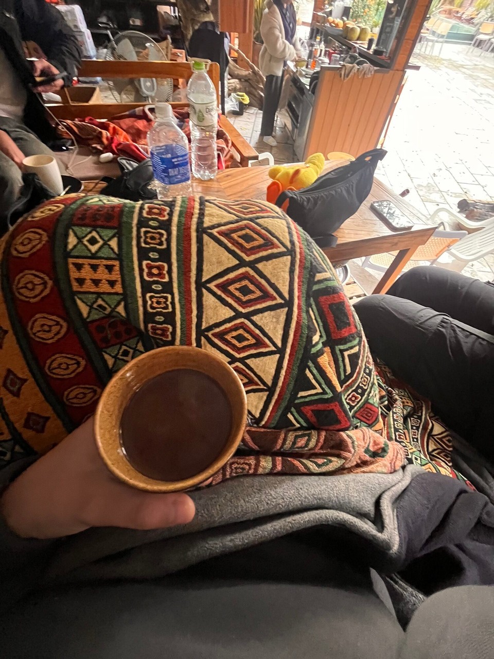 Vietnam - Ninh Binh - Hot chocolate to warm us up 