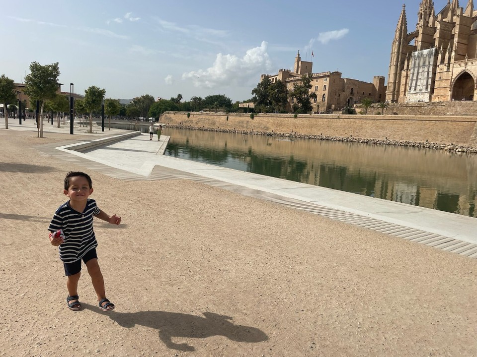Spanien - Palma - etwas rumgetobt werden.