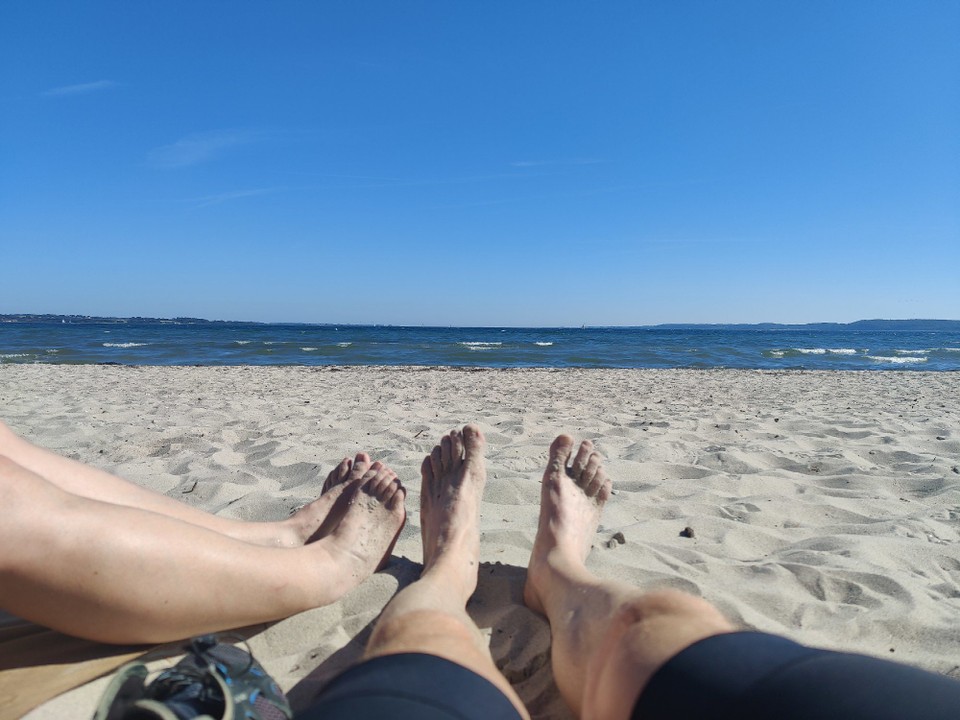 Deutschland - Glücksburg (Ostsee) - Mittagspause am Strand 