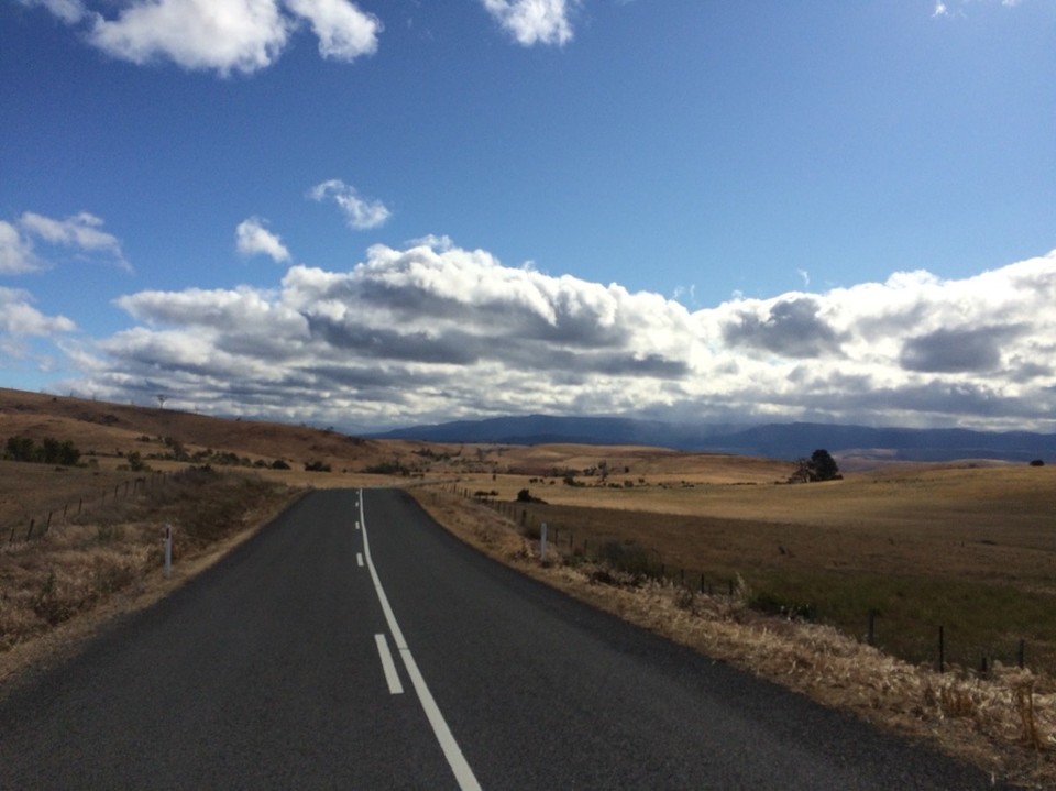 Australien - Mount Field National Park - Das Inselinnere ist trocken und einsam