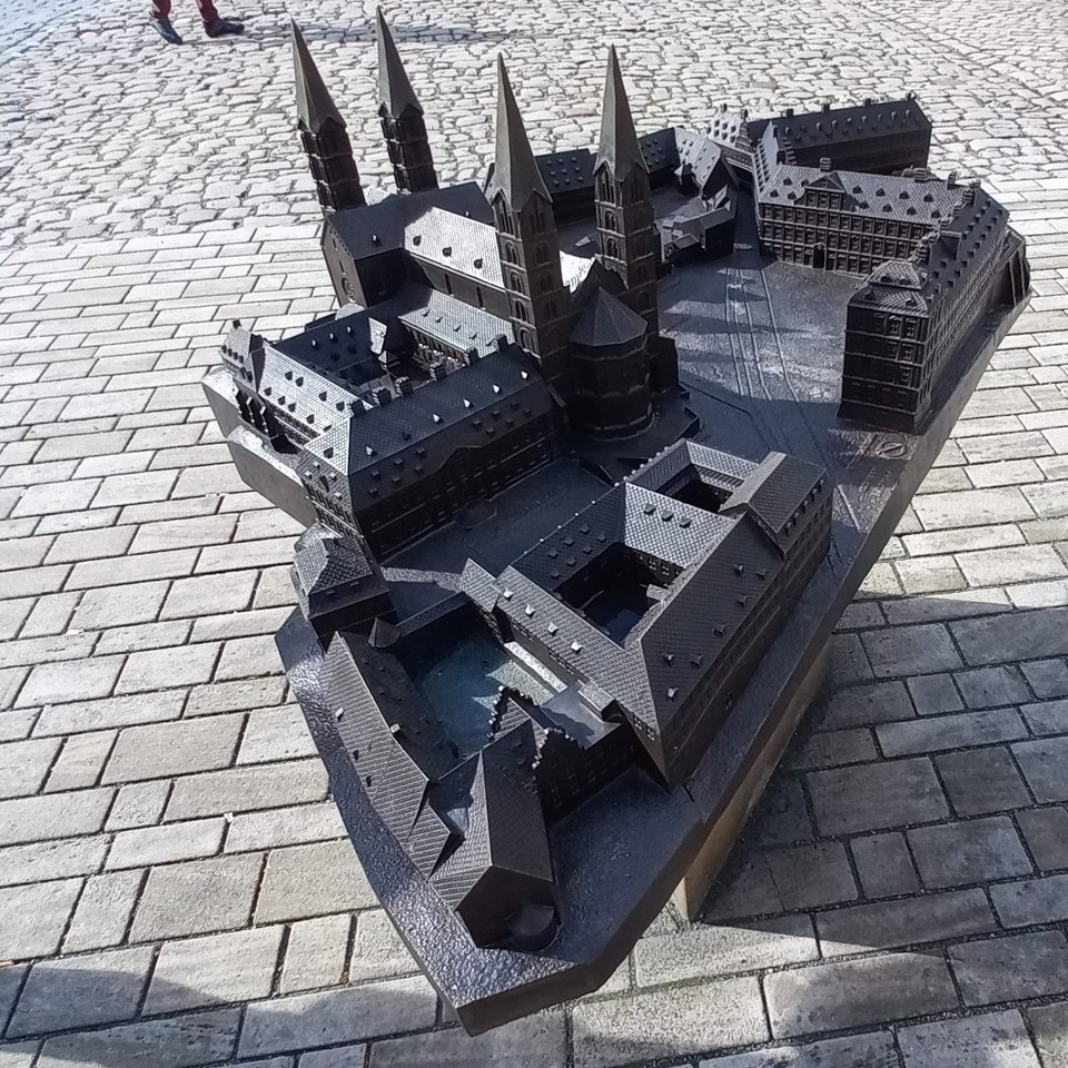Deutschland - Bamberg - Modell Dom und Residenz