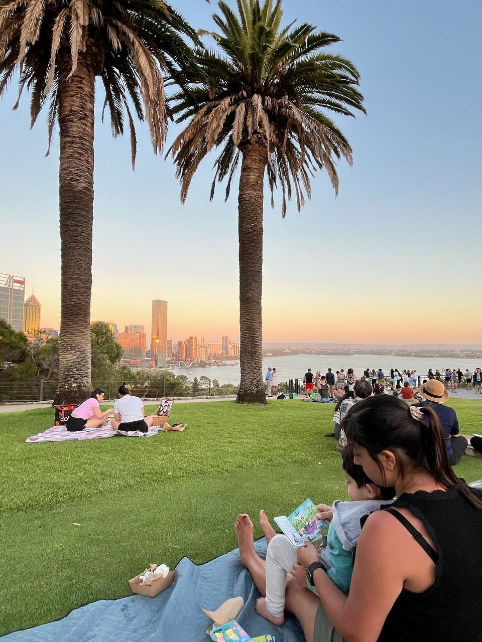 Australien - Kings Park - …bis langsam die Sonne untergegangen ist…
