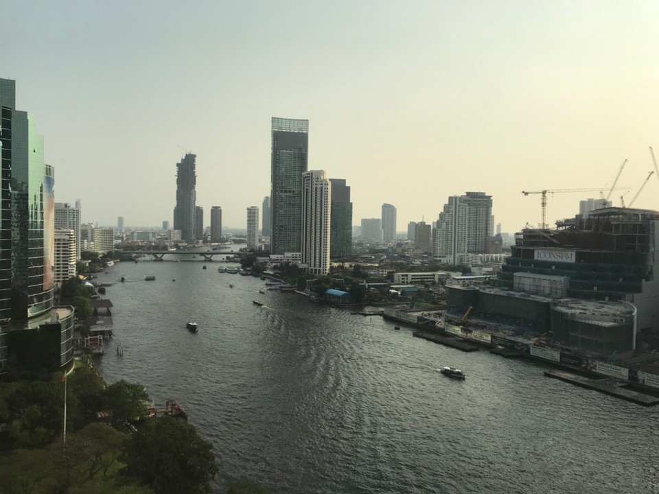 Thailand - Bangkok - Blick aus unserem Hotel. Sheraton 21. Stock.