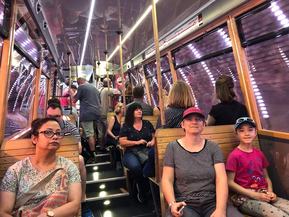 Neuseeland - Wellington - Wir sind mit der Cable car gefahren 