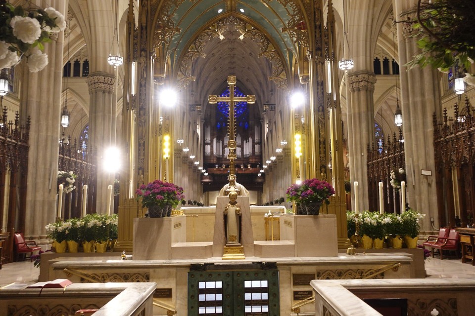 USA - New York City - St Patrick vue vu hannert dem Altar