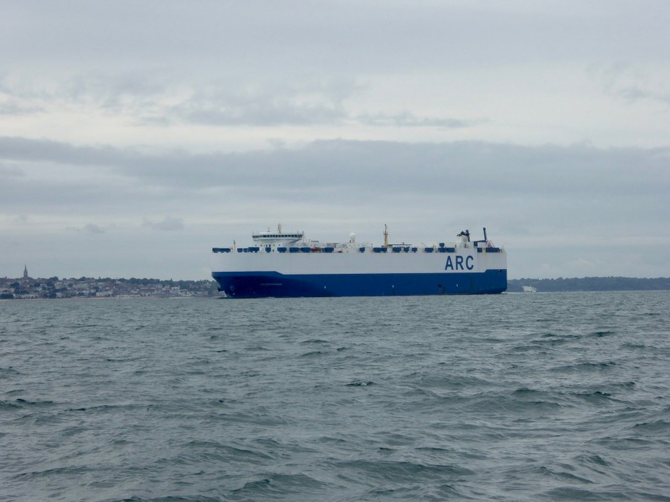 United Kingdom - Southsea - …and Independence, a RoRo operated by American Roll-On Roll-Off Carrier.