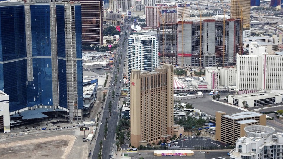 USA - Las Vegas - Von Oben