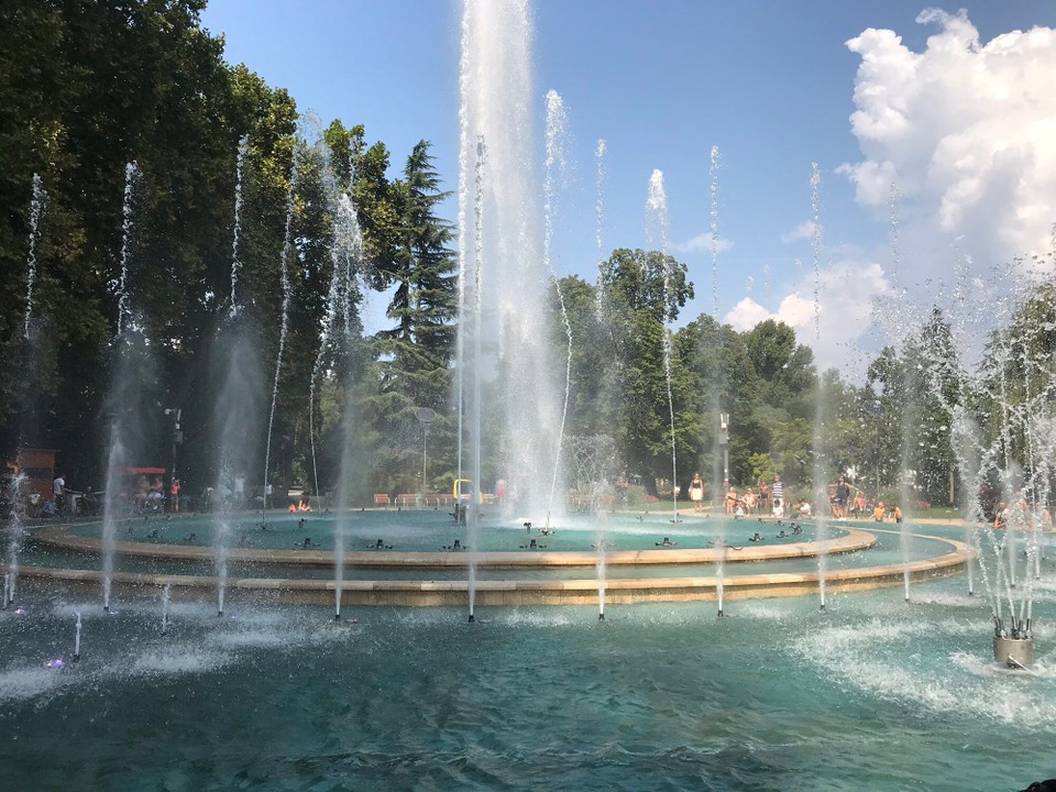 Ungarn - Budapest XIII. kerület - Musikspringbrunnen