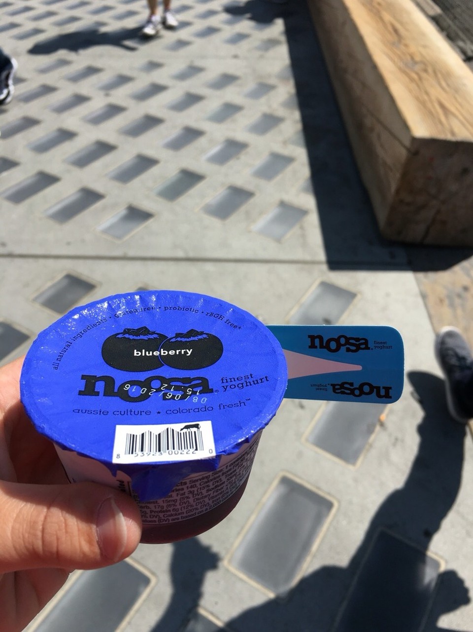 USA - Seattle - Und dann lauf ich auch noch einer Joghurt Promo vorbei - ich kleiner Glückspilz 