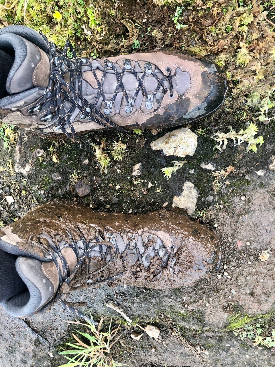 Portugal - Lajes Das Flores - Die Schuhe müssen jetzt wohl mal wieder geputzt werden ...