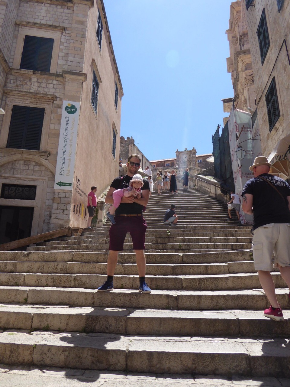 Kroatien - Župa Dubrovačka - Auf der Treppe wurde der „Walk of shame“ bei GoT gedreht 