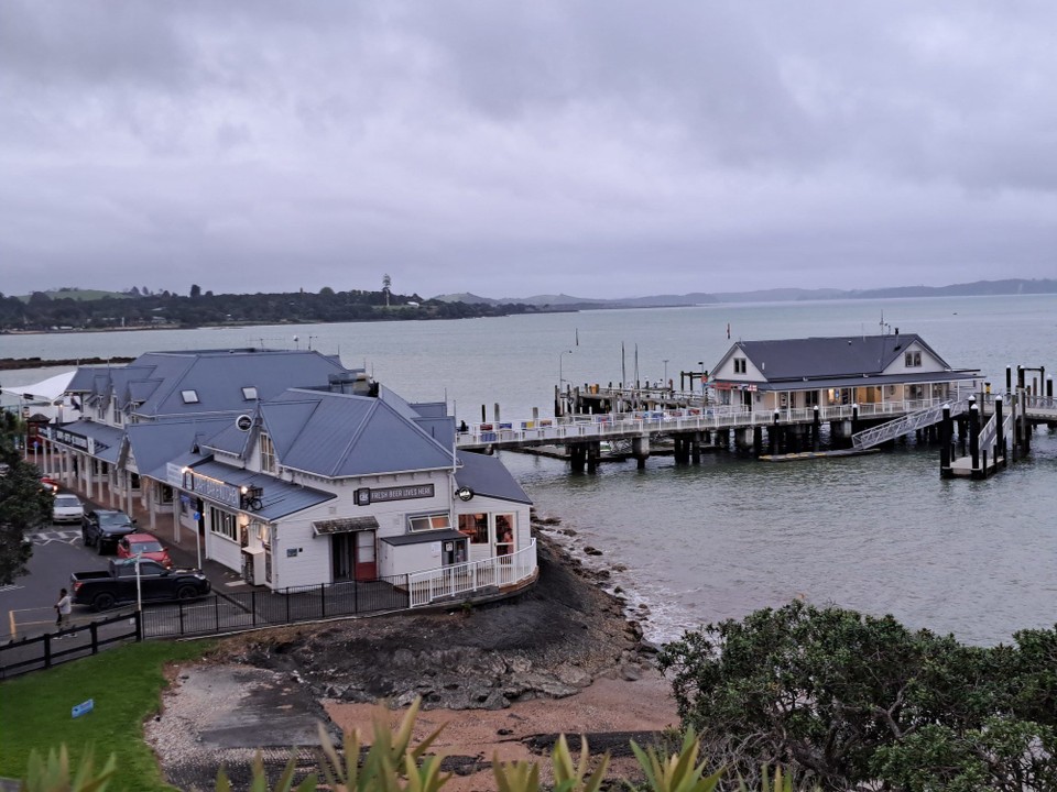 Neuseeland - Paihia - Pier von paihaia,  wo morgen unsere Tour weitergeht 