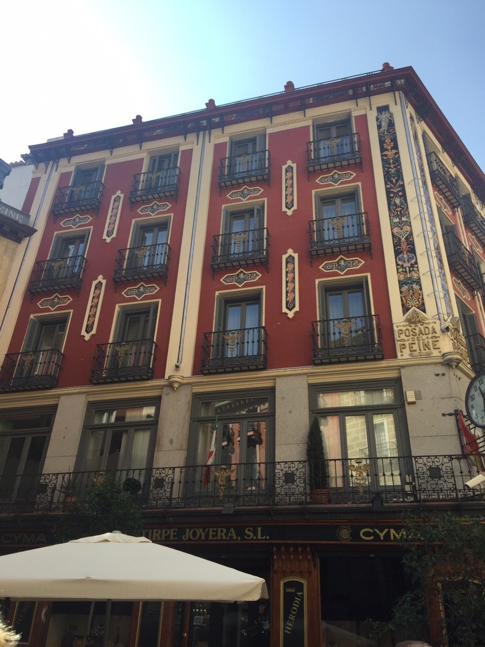 Spain - Madrid - Posada de Peine, the oldest hotel in Madrid from 1610. 