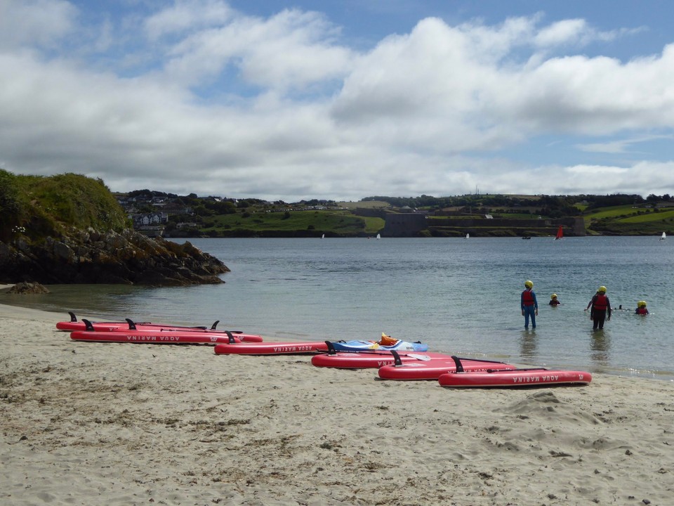 Ireland - Kinsale - This morning the youngsters were learning how to paddleboard.